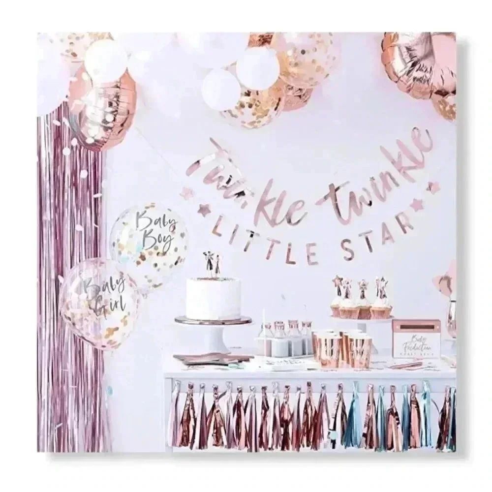 Ginger Ray Rose Gold Foiled How Big is The Bump Ba